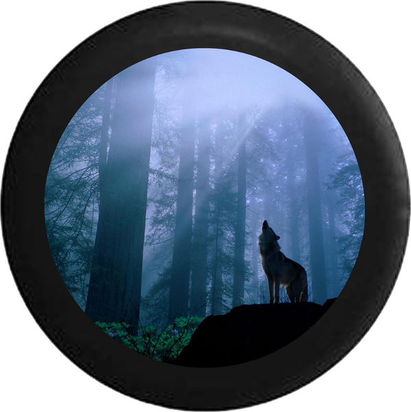 Tire Cover PRO Wolf Howling at the Moon Forest Lone Predator Jeep Camper  Spare Tire Cover BLACK-CUSTOM SIZE/COLOR/INK- R158 – TireCoverPro