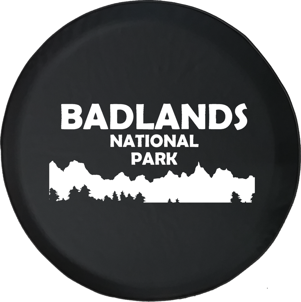 Jeep Wrangler Tire Cover With Badlands National Park (Wrangler JK, TJ, YJ)