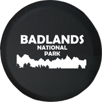 Jeep Wrangler Tire Cover With Badlands National Park (Wrangler JK, TJ, YJ)