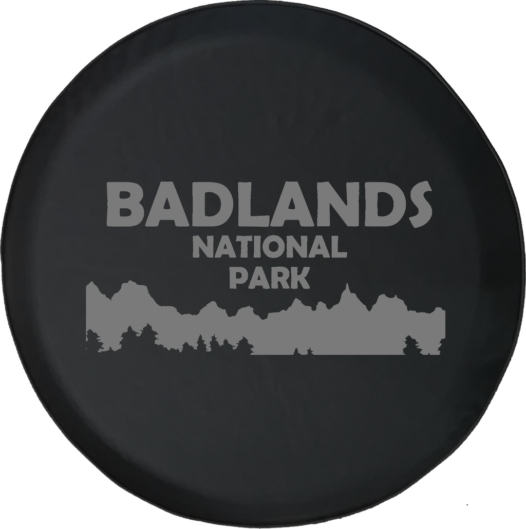 Jeep Wrangler Tire Cover With Badlands National Park (Wrangler JK, TJ, YJ)