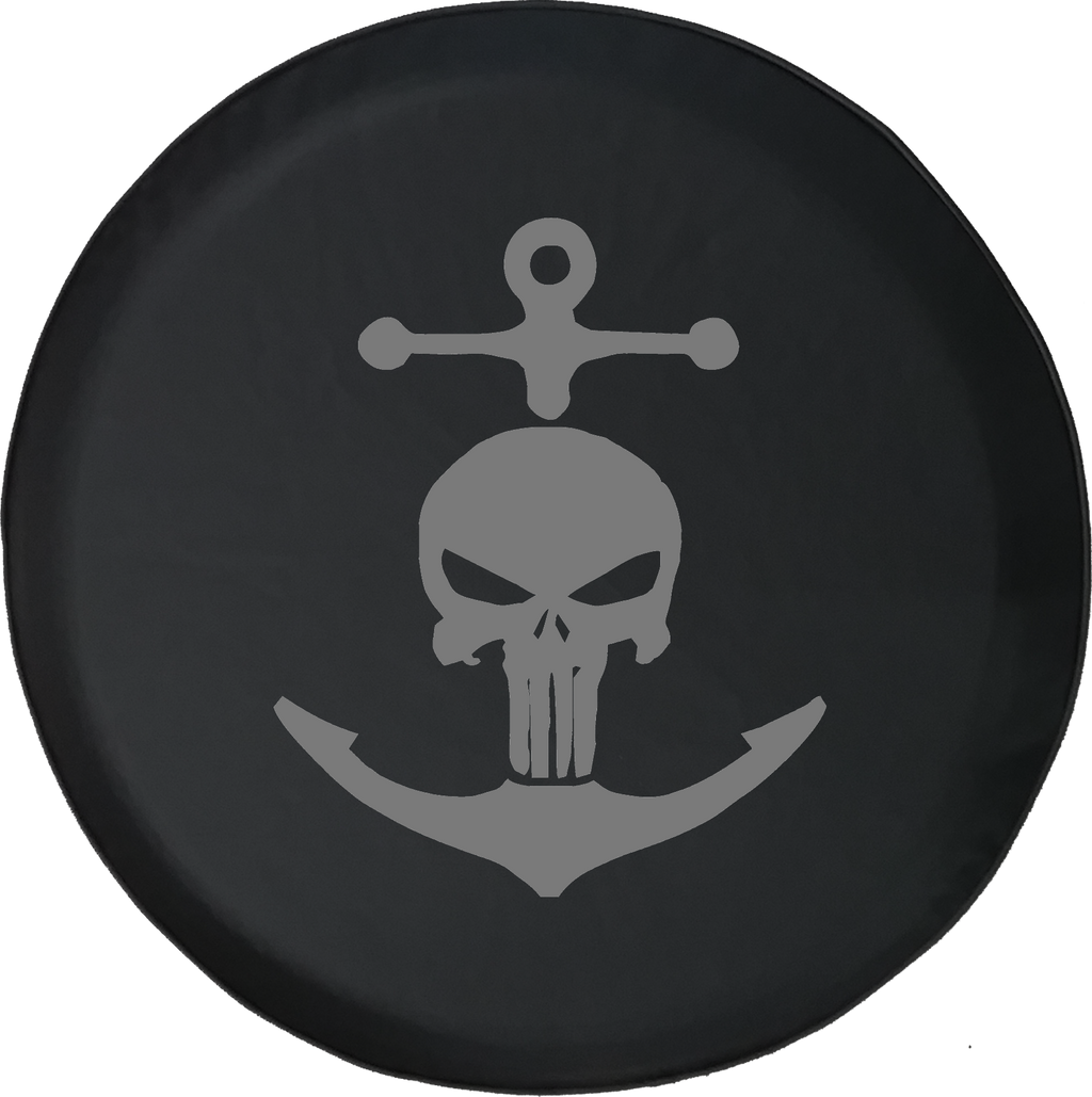 Punisher Skull Offroad RV Camper Spare Tire Cover-35 inch