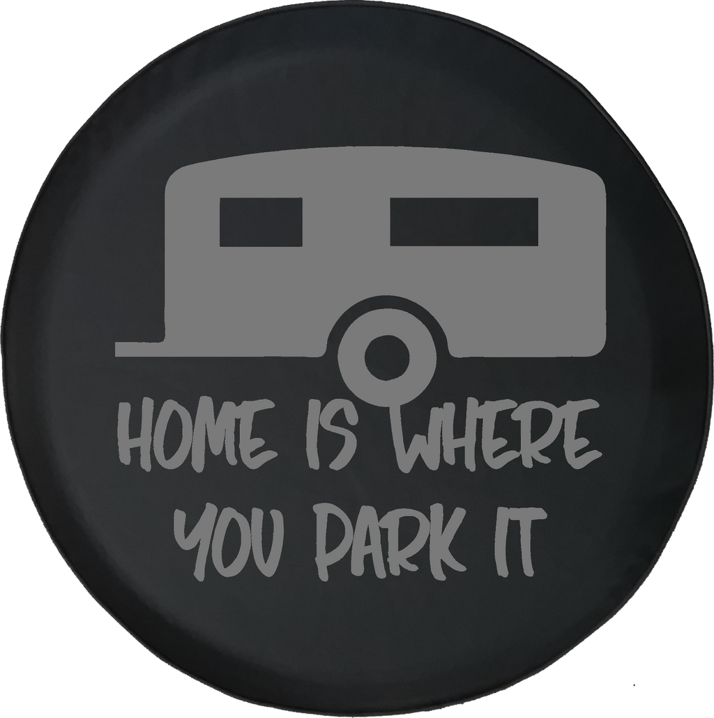 Jeep Wrangler Spare Tire Cover With Trailer Print (Wrangler JK, TJ, YJ)