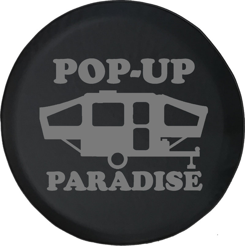 Pop-Up Paradise Popup Camper Offroad Jeep RV Camper Spare Tire Cover H336