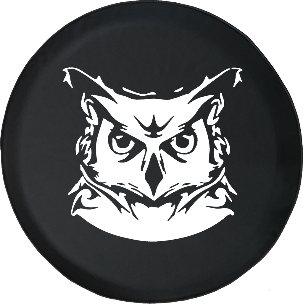 Staring Night Owl Offroad Jeep RV Camper Spare Tire Cover J314 - TireCoverPro 