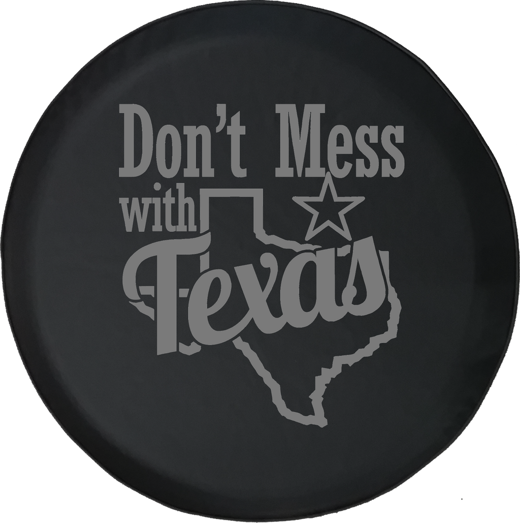 Don't Mess With Texas Offroad Jeep RV Camper Spare Tire Cover K343 - TireCoverPro 