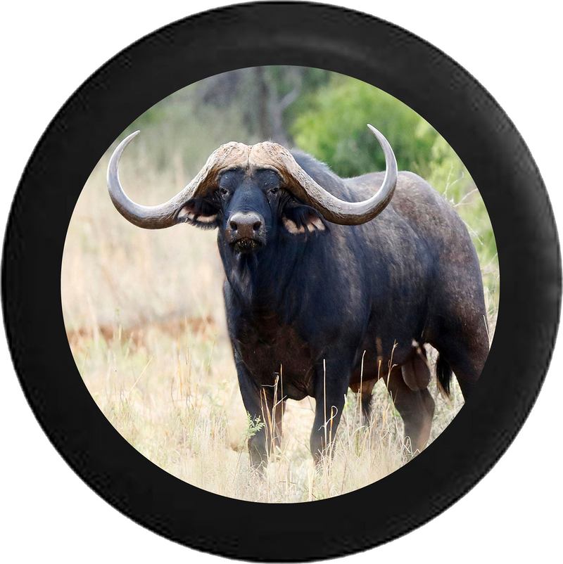 Texas Longhorn Bull Ox Horns Jeep Camper Spare Tire Cover BLACK-CUSTOM SIZE/COLOR/INK- R127 - TireCoverPro 