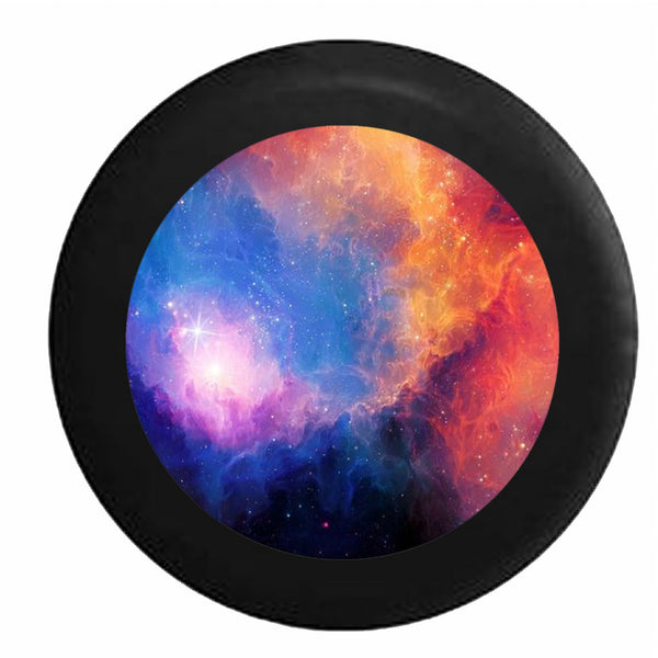 Tire Cover PRO | Magic Looking Sky Blue Purple Orange Celestrial Stars ...