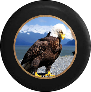 Jeep Liberty Spare Tire Cover With Sharp Eagle (Liberty 02-12) - TireCoverPro 