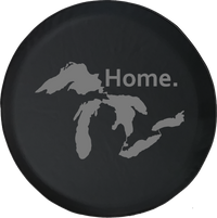 State of Michigan Great Lakes Detroit Home Edition Offroad Jeep RV Camper Spare Tire Cover S213