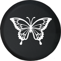 Jeep Wrangler Tire Cover With Butterfly (Wrangler JK, TJ, YJ)