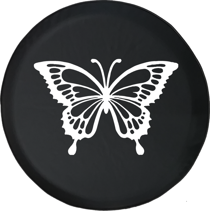 Jeep Wrangler Tire Cover With Butterfly (Wrangler JK, TJ, YJ)