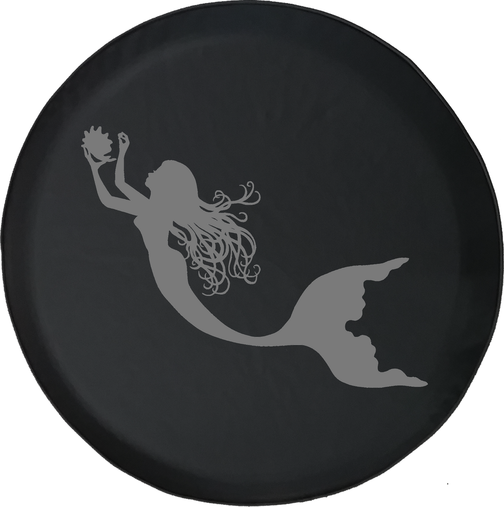 Jeep Wrangler Spare Tire Cover With Mermaid (Wrangler JK, TJ, YJ)