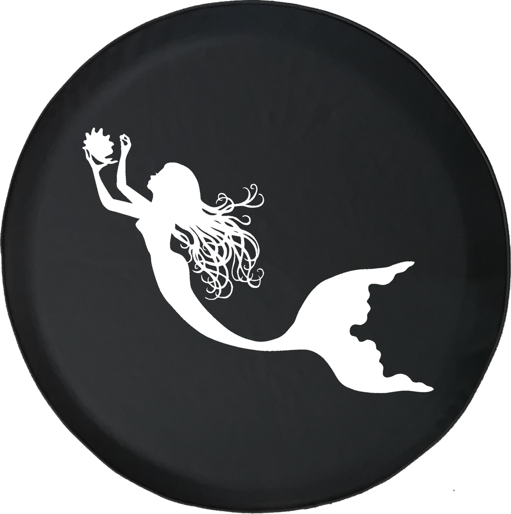 Jeep Wrangler Spare Tire Cover With Mermaid (Wrangler JK, TJ, YJ)