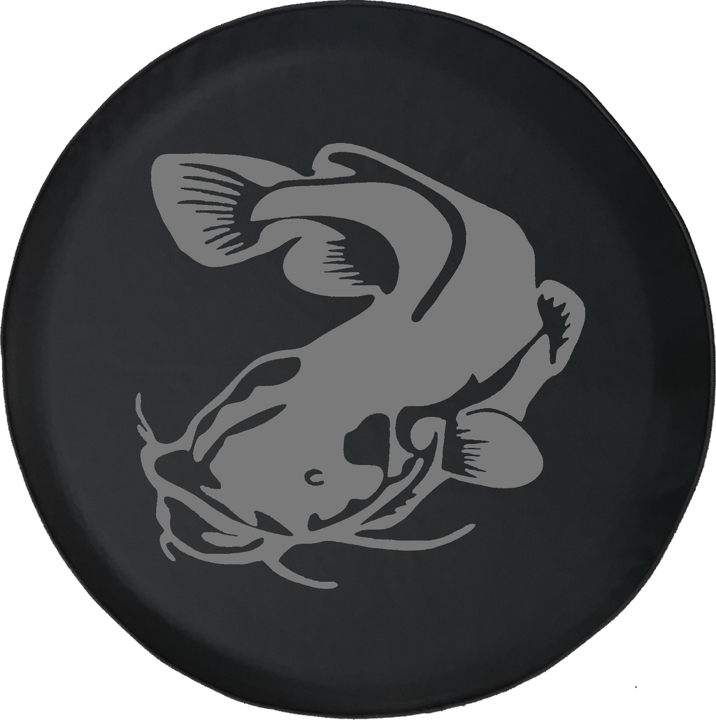 Fishing Catfish Boating Offroad Jeep RV Camper Spare Tire Cover S310