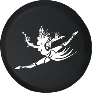 Jeep Liberty Spare Tire Cover With Dancing Girl (Liberty 02-12)