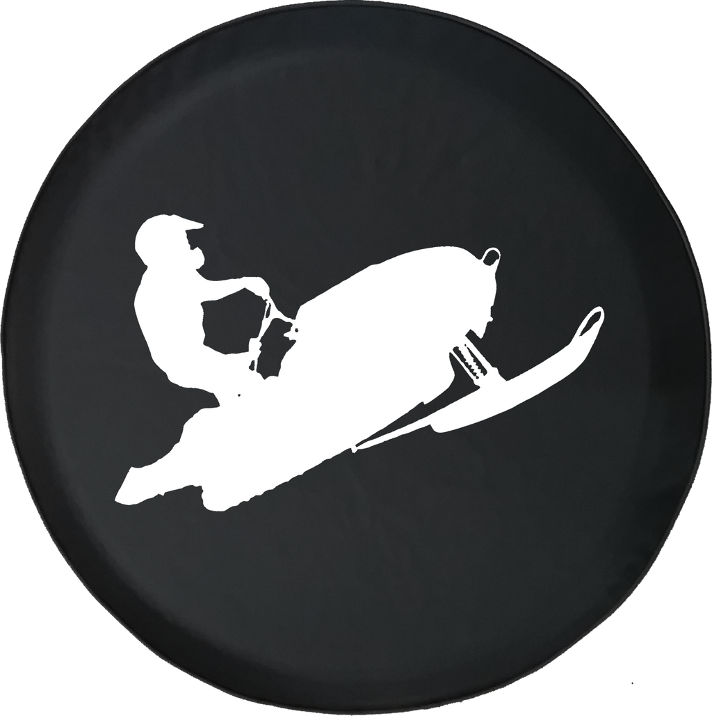 Snowmobile SnowCross Racing Offroad Jeep RV Camper Spare Tire Cover T158