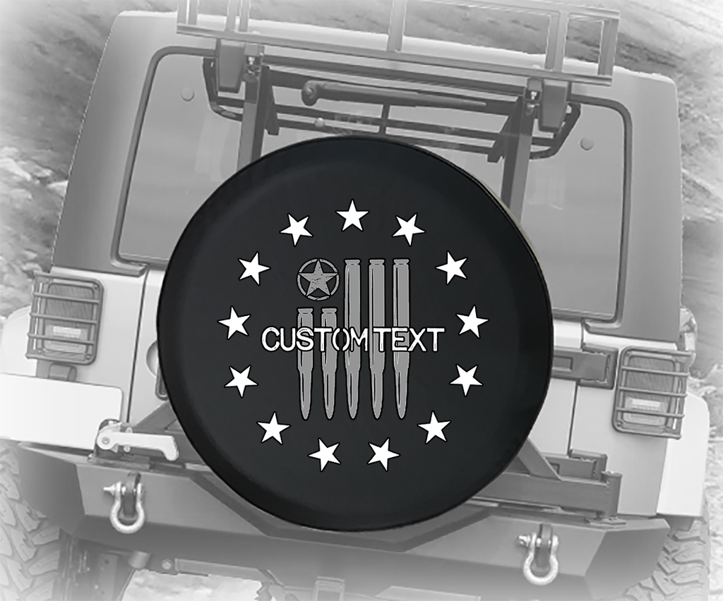 和風 Car Tire Covers VirginiaFire Department American Flag Black 30 to 31  Inch