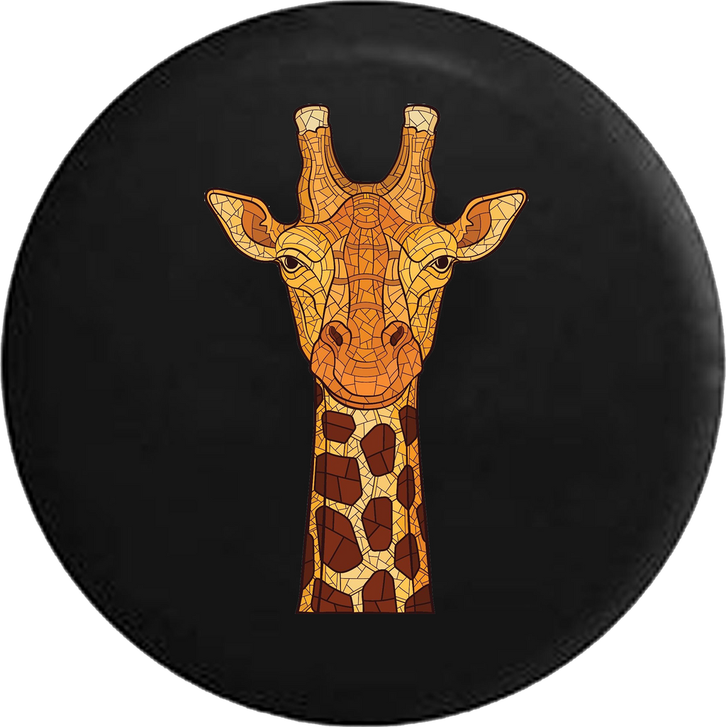 Giraffe Mosaic Stained Glass 