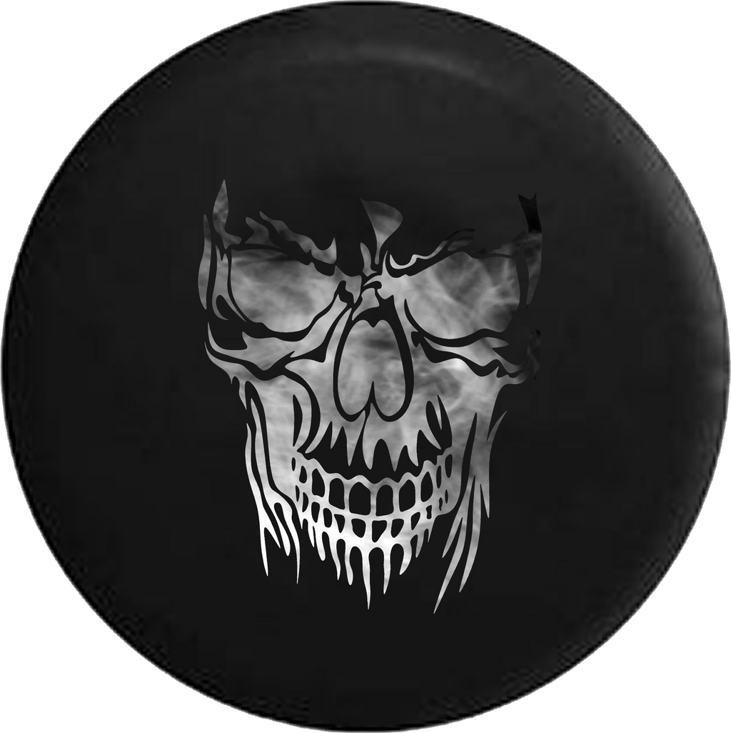 Smoked Out Grinning Skull Face  