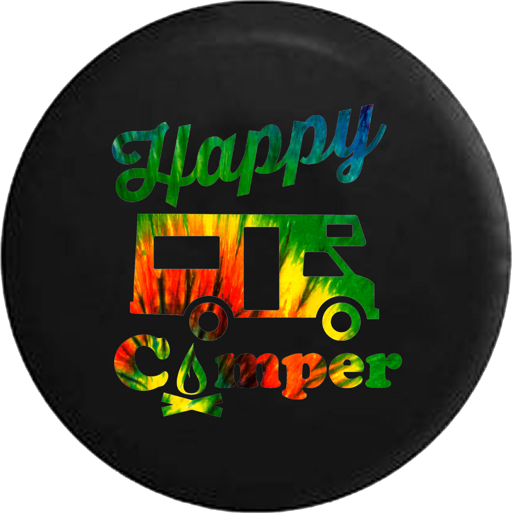 Happy Camper Campfire RV Tiedye 